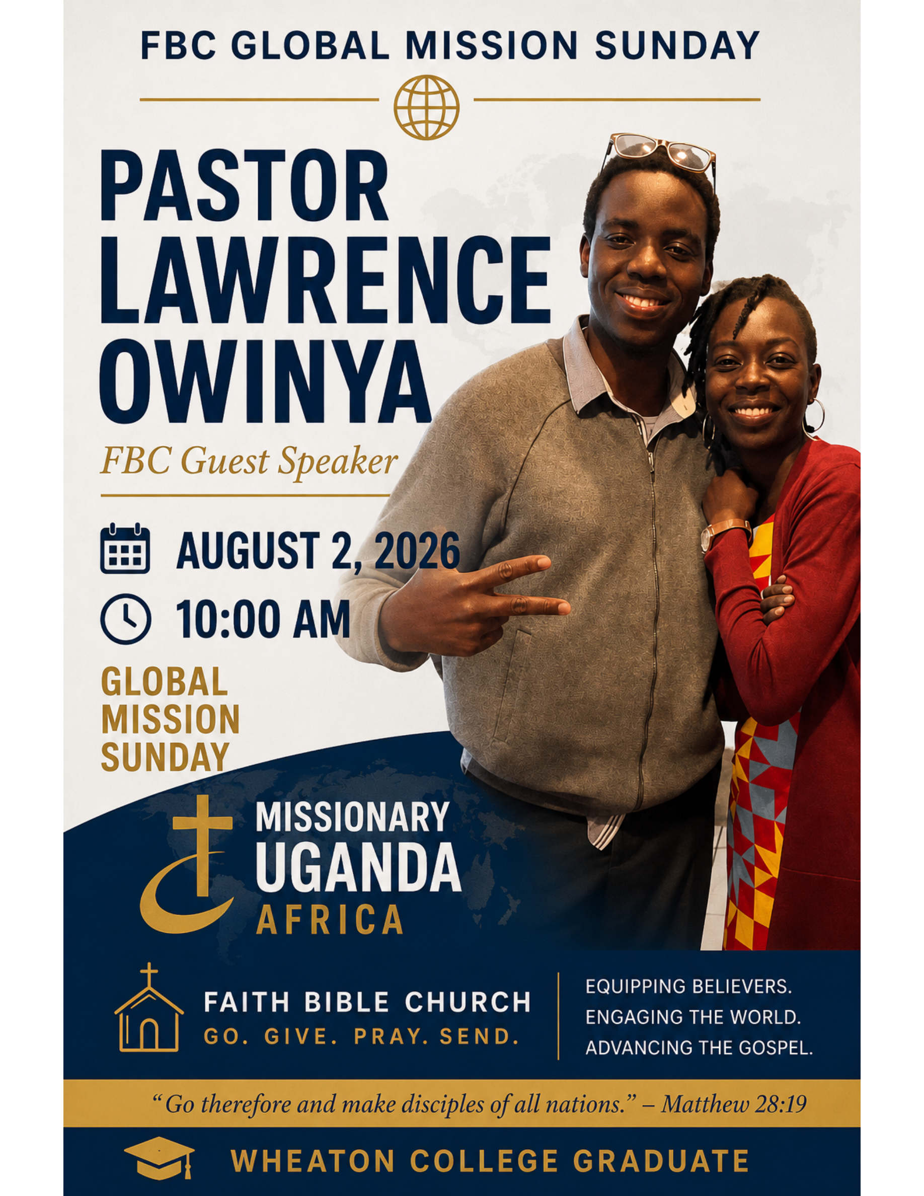 Global Mission Sunday Lead By Pastor Lawrence Owinya