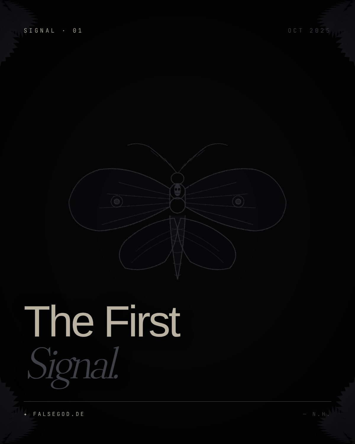 The First Signal