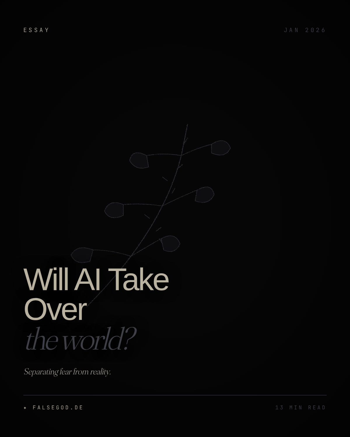 Will AI Take Over the World? Separating Fear from Reality