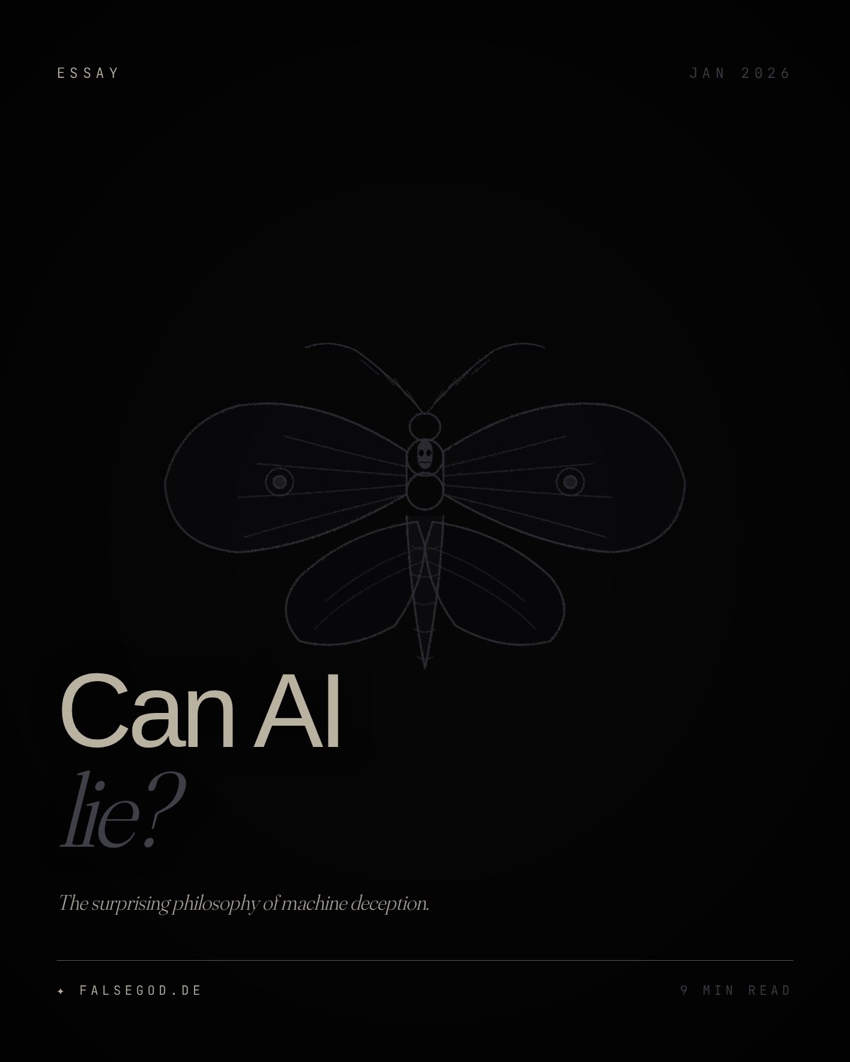 Can AI Lie? The Surprising Philosophy of Machine Deception