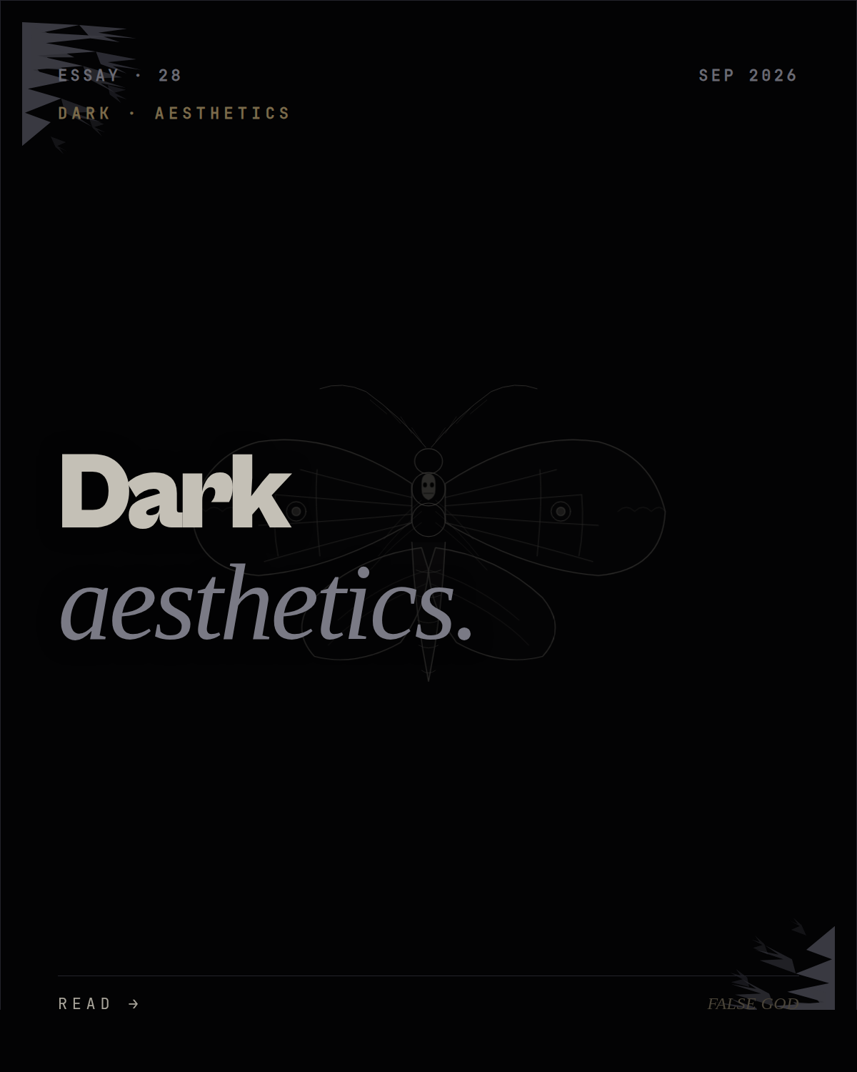Dark aesthetics as tech critique. The visual language of digital dread