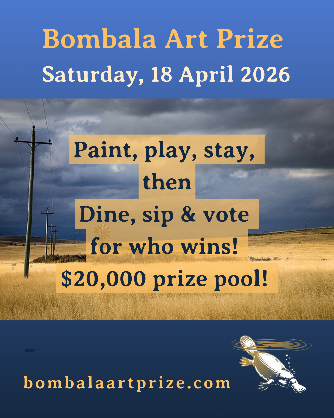 Paint, dine and vote to be in the running for the 2026 Bombala Art Prize