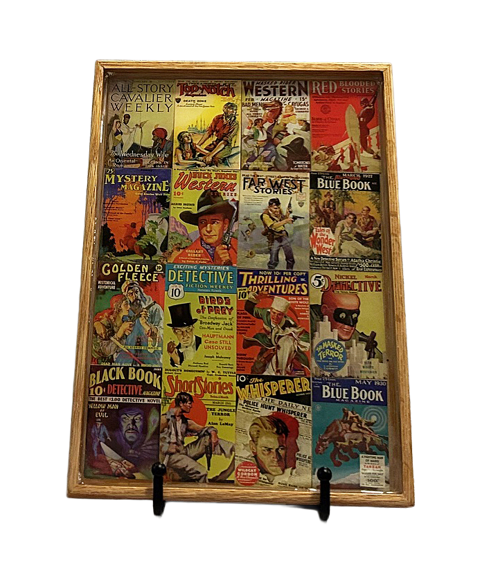 "Collage #2" Pulp Magazine Tray