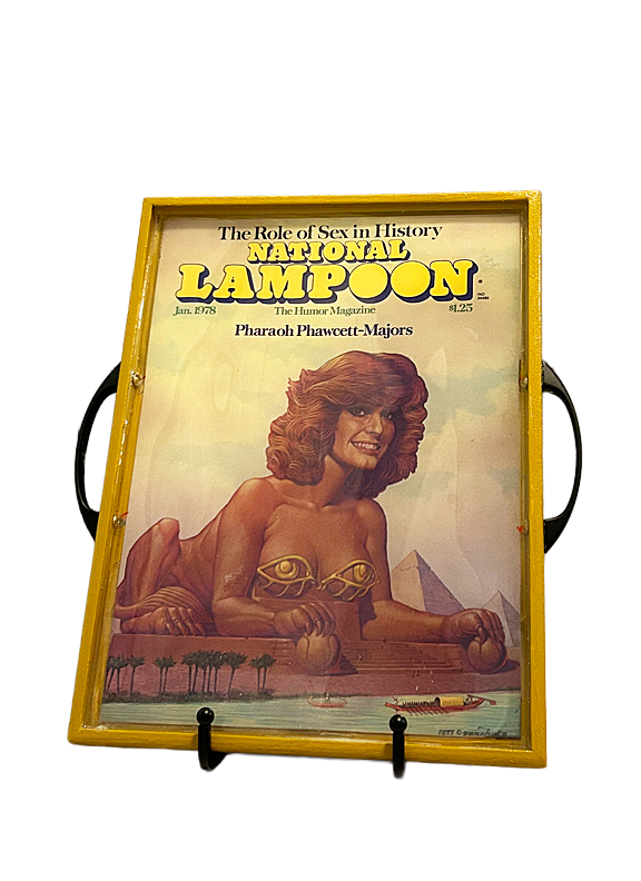 “The Role of Sex and History” National Lampoon Magazine Tray