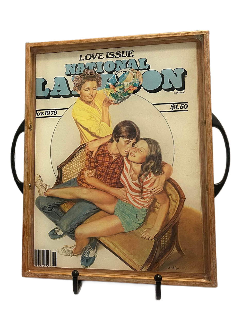 “Love” National Lampoon Magazine Tray