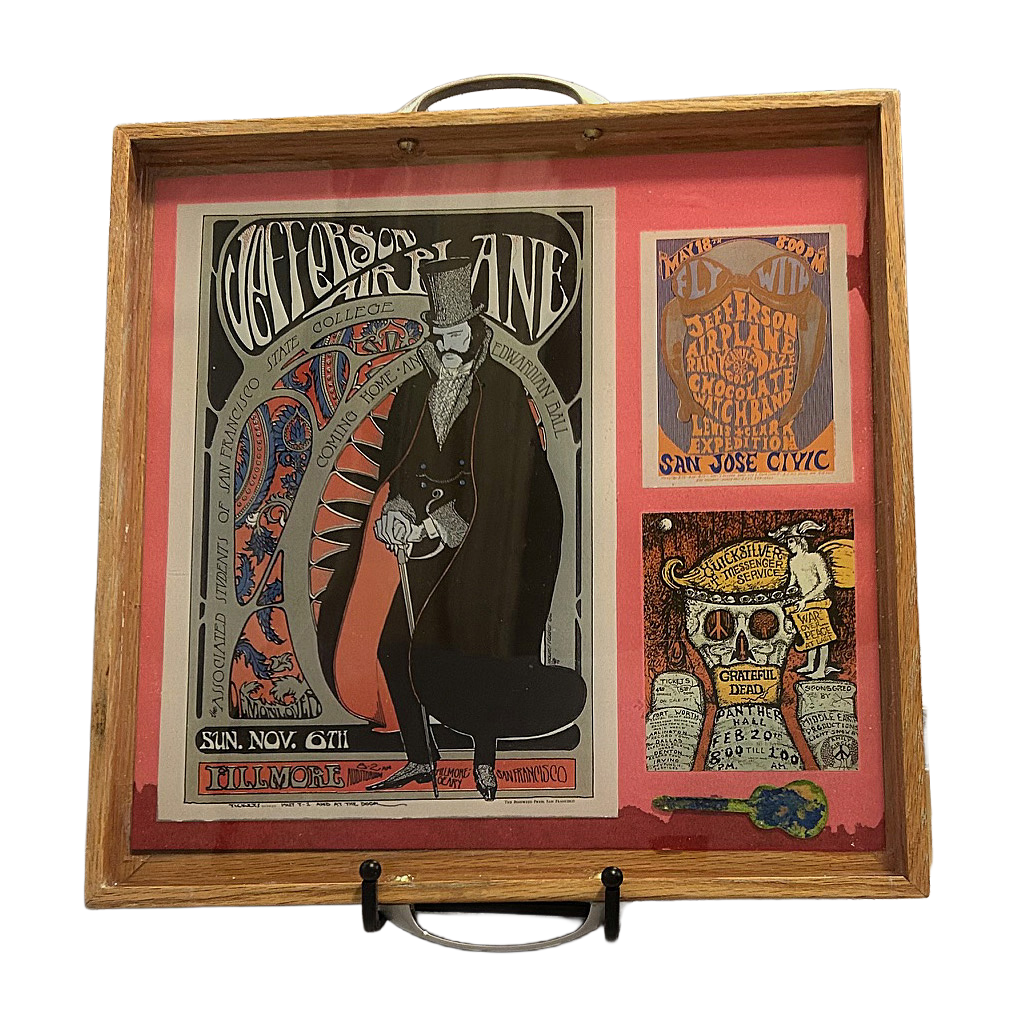 Jefferson Airplane Concert Poster Tray