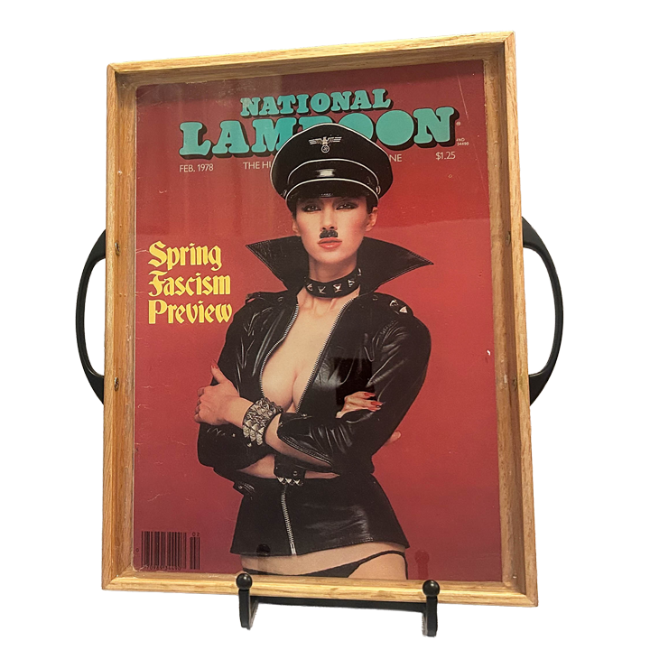 "Fascism" National Lampoon Magazine Tray