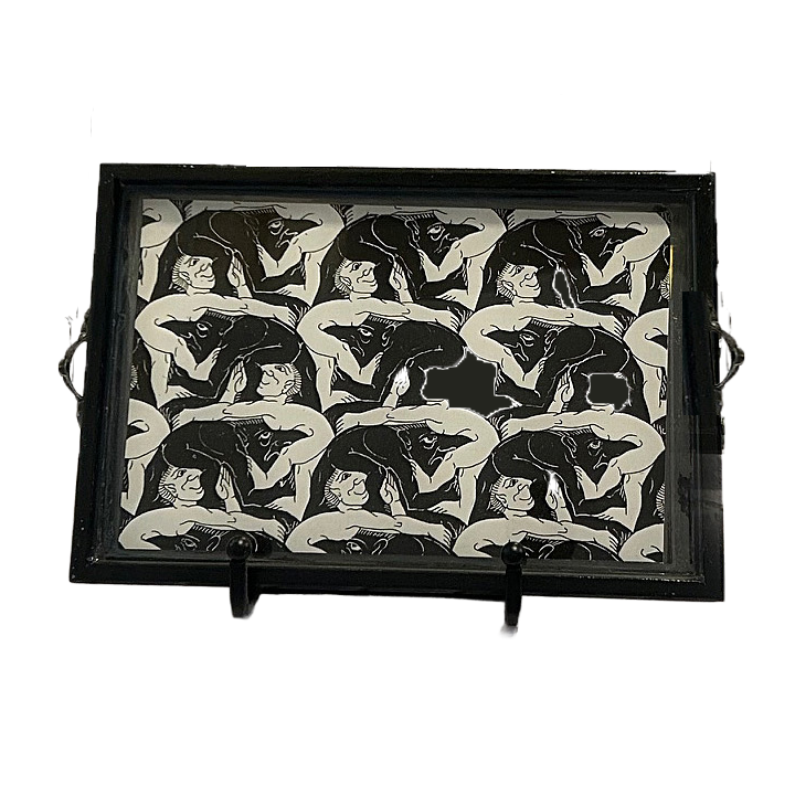 "The Encounter" Escher Tray