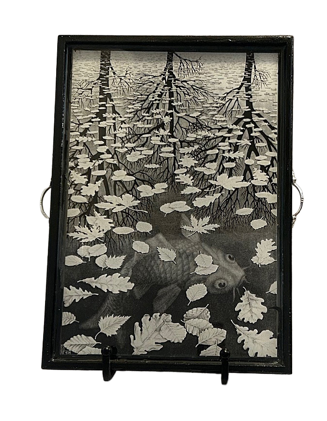 "Three Worlds" Escher Tray