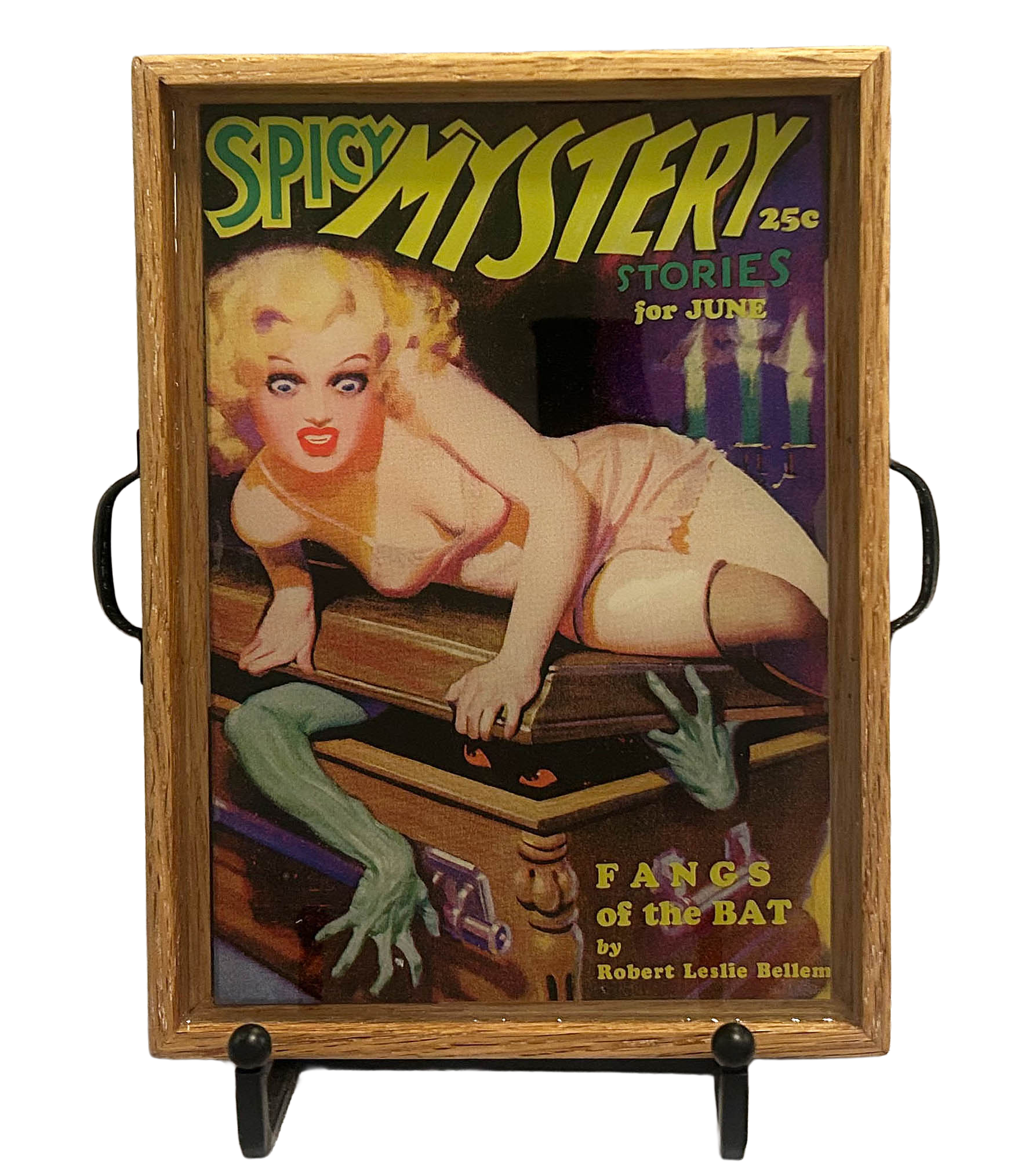 "Spicy Mystery" Pulp Magazine Tray
