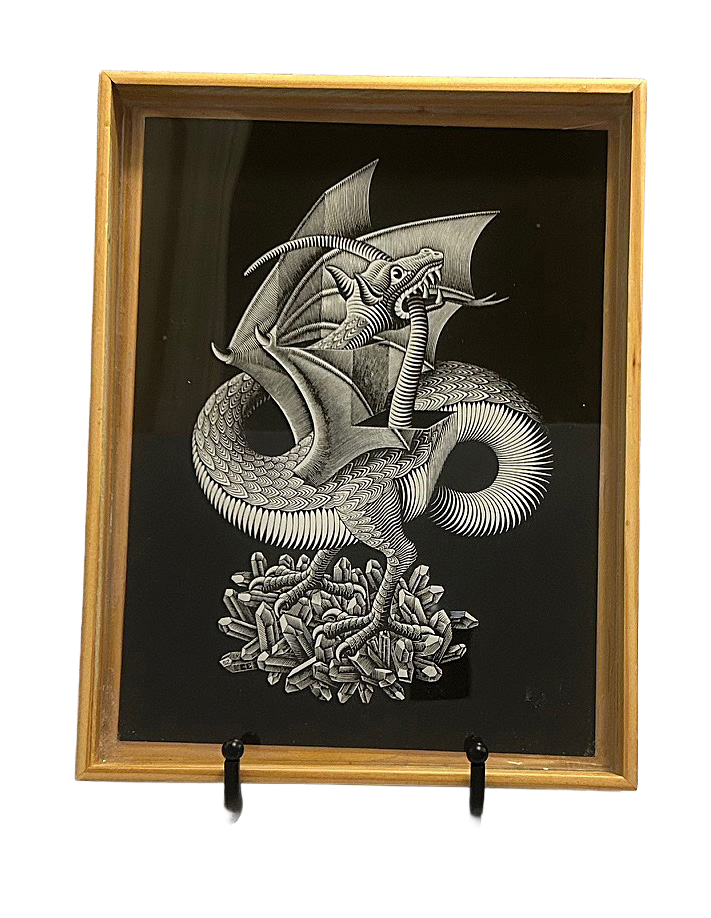 "Dragon" Escher Tray