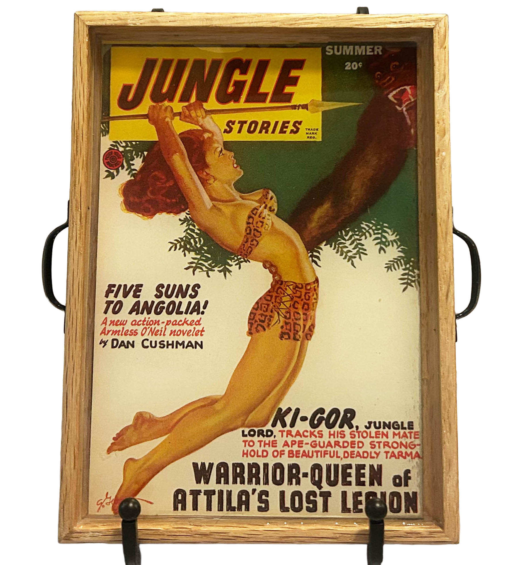 "Jungle Stories" Pulp Magazine Tray