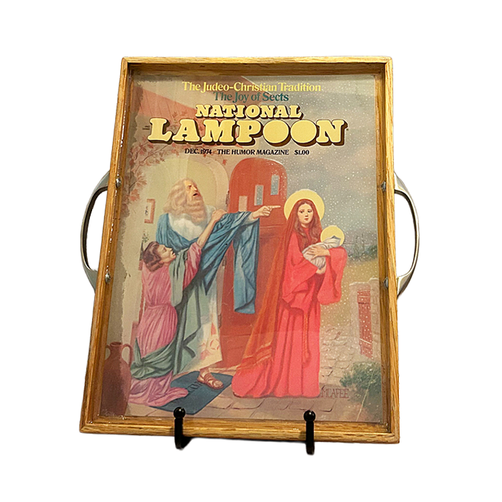 "The Judeo-Christian History National Lampoon Magazine Tray