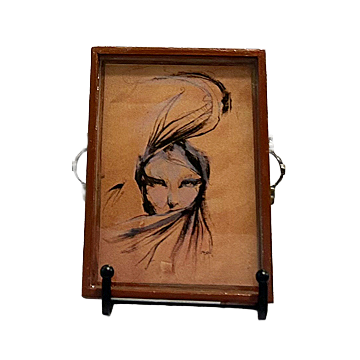 Abstract Mini Tray