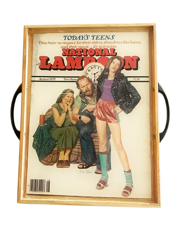 “Today’s Teens” National Lampoon Magazine Tray