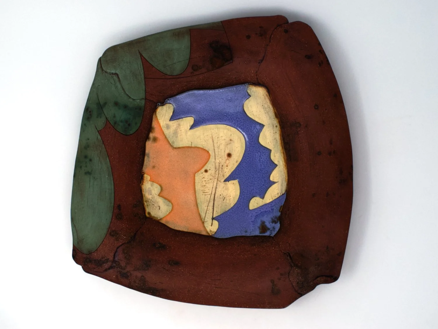 Rimmed Composition Platter