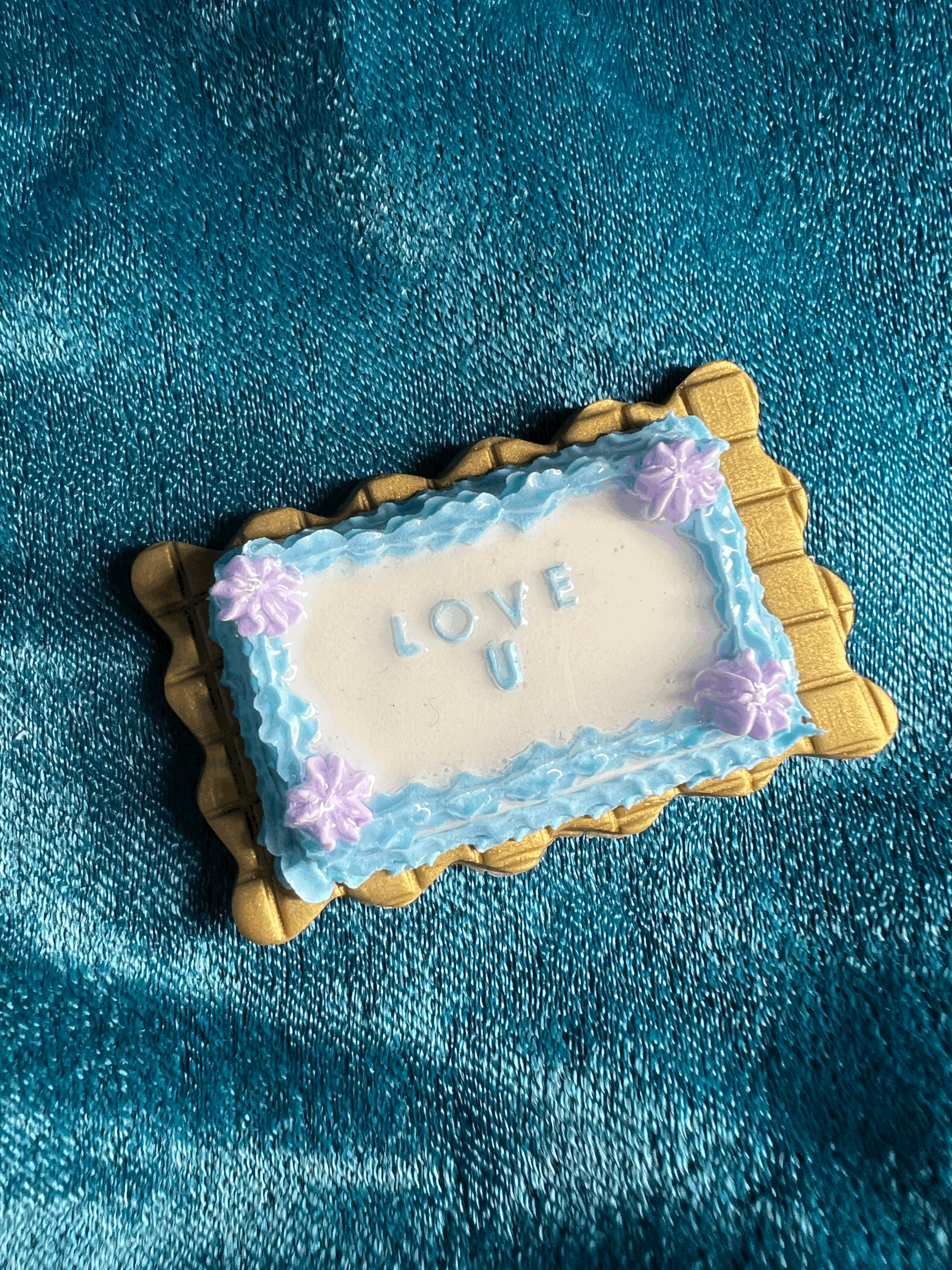 Love U Sheet Cake Magnet