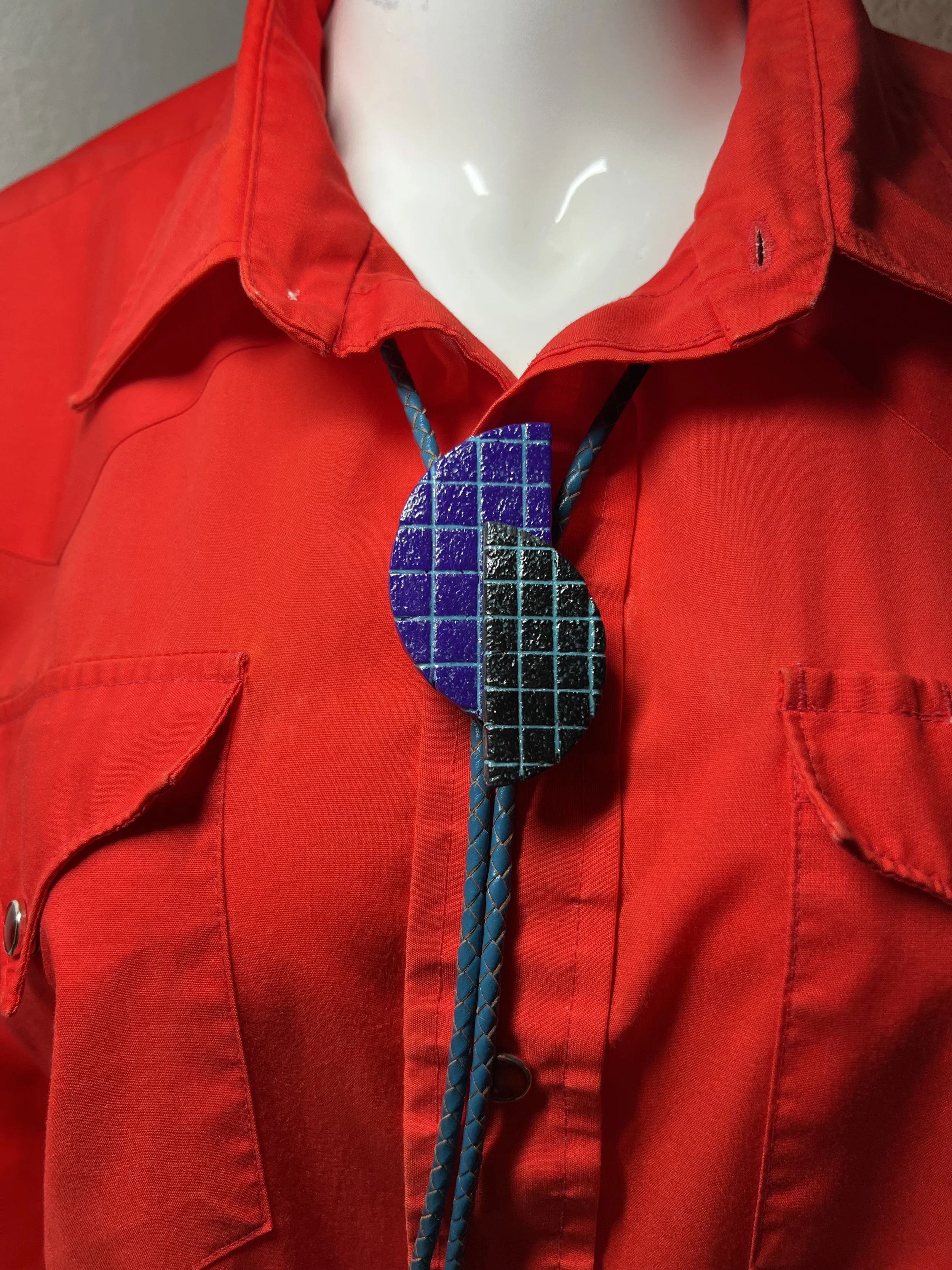 Purple & Black Tile Bolo