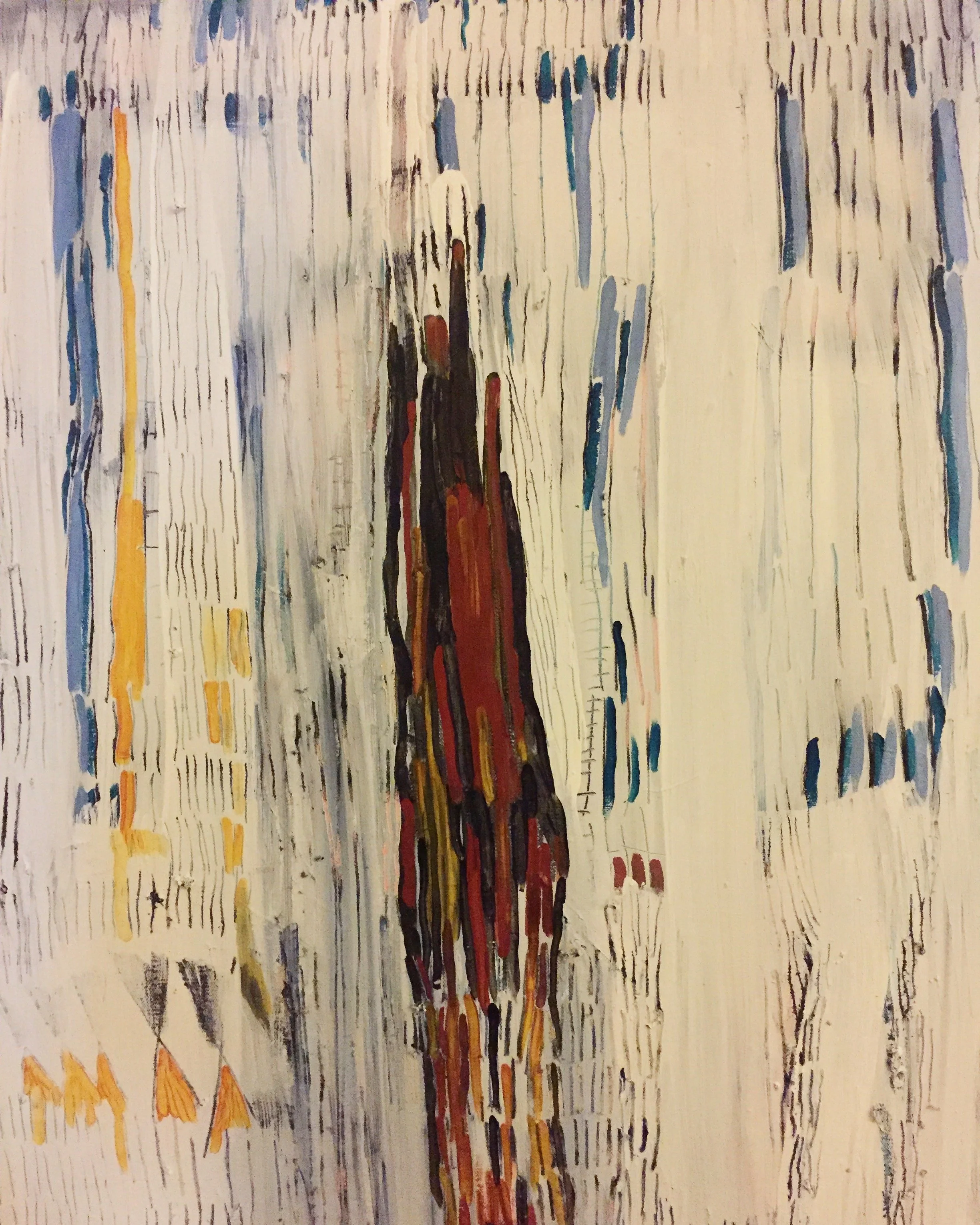 the tower, acrylic on canvas, 2019. (sold)