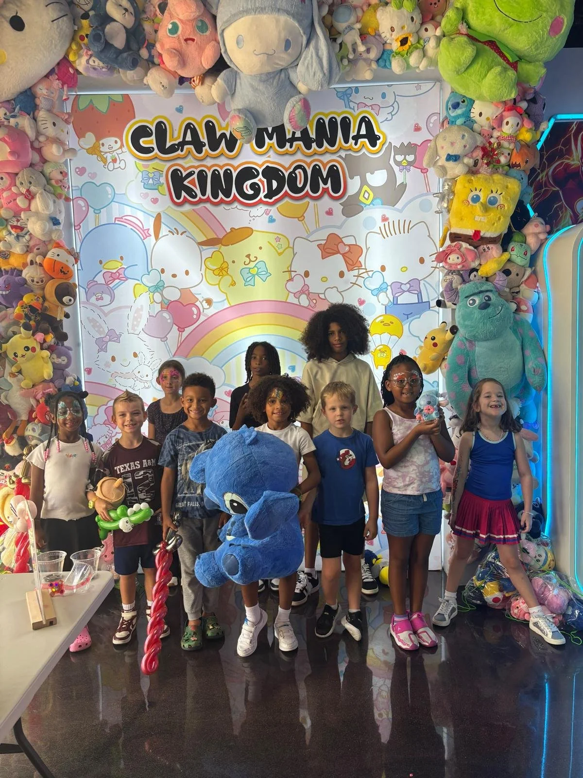 Birthday party at Claw Mania Kingdom