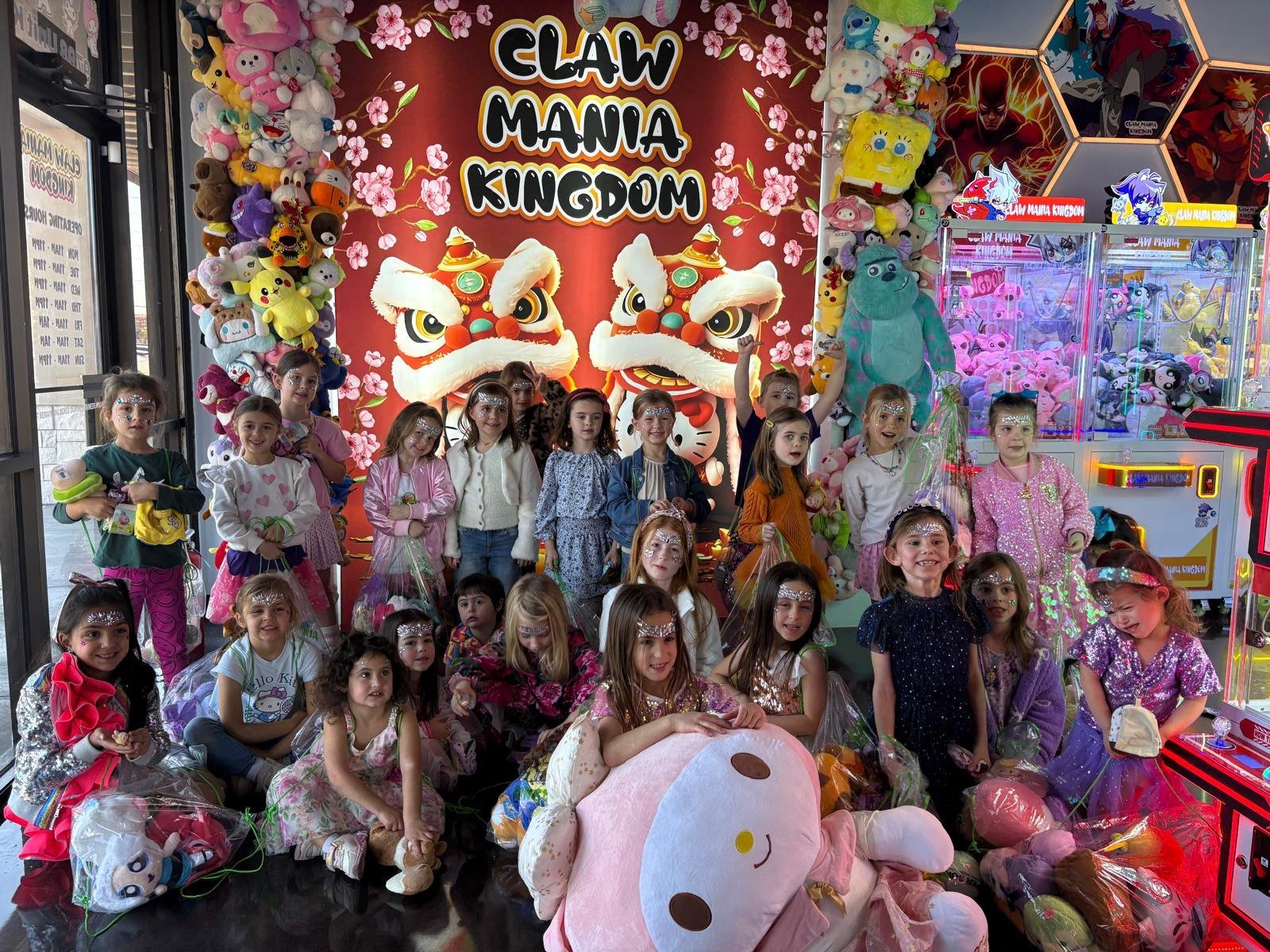 Birthday party at Claw Mania Kingdom Bellaire