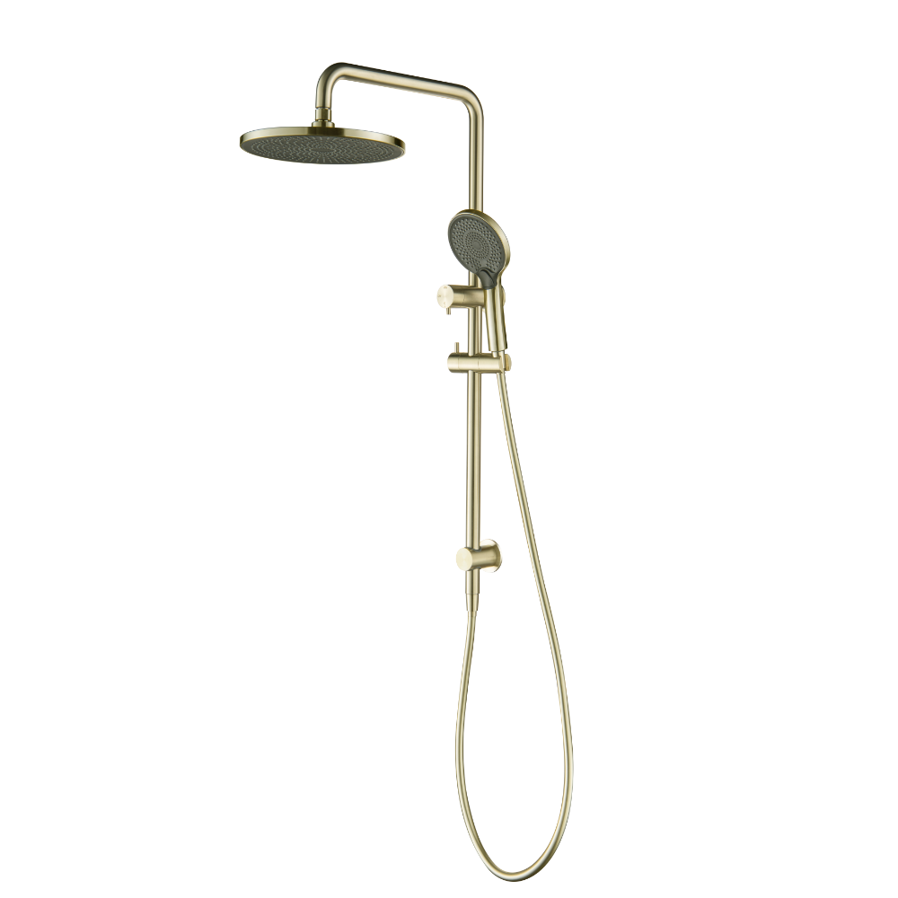 Lucito Twin Shower On Rail ABS 250mm Overhead Brushed Brass.png