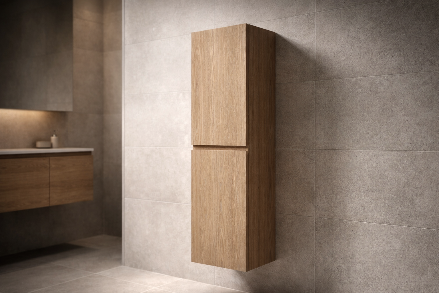 Tarnos Wall Hung Tall Boy Autumn Harvest Oak.png