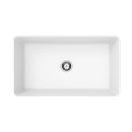 Forio Single Bowl Butler Sink Matt White.png
