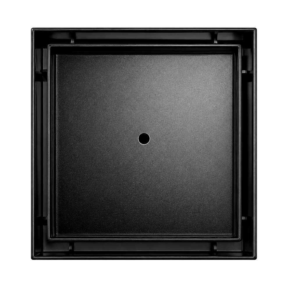 Neston Square Max Tile Insert Grate Black Top View.png
