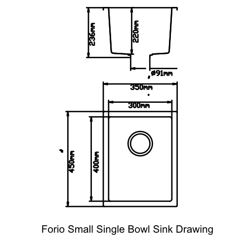 Forio Quartz Small Single Bowl Sink Drawing.png