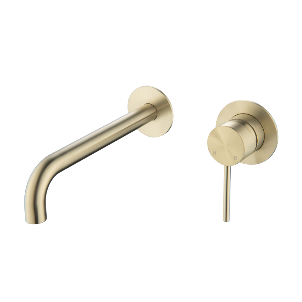 Lucito Wall Mixer and Spout Brushed Brass.png