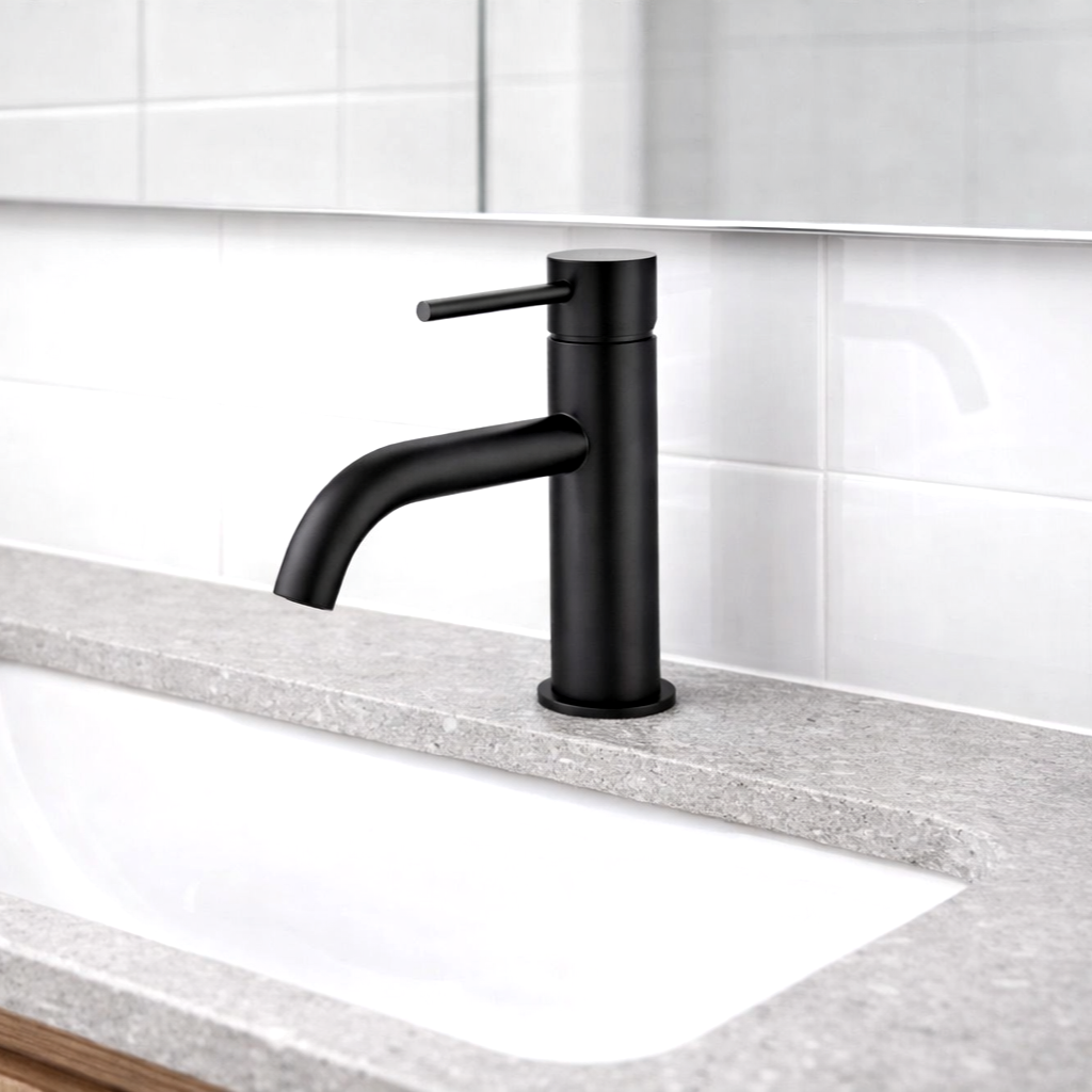 Lucito+Curved+Spout+Basin+Mixer+In+Black+On+benchtop+Bathroom+Deals.png
