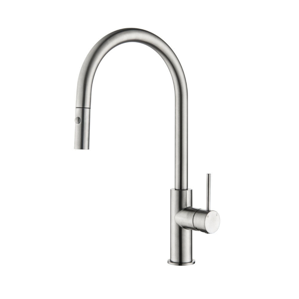 Lucito Gooseneck Pull Out Sink Mixer Brushed Stainless.png