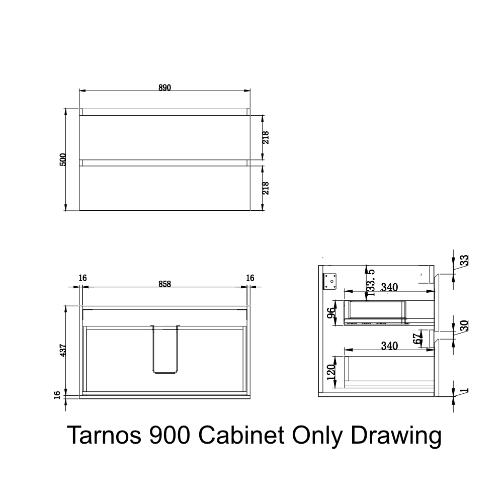 Tarnos 900 Wall Hung Vanity Cabinet Only Dimensions.png