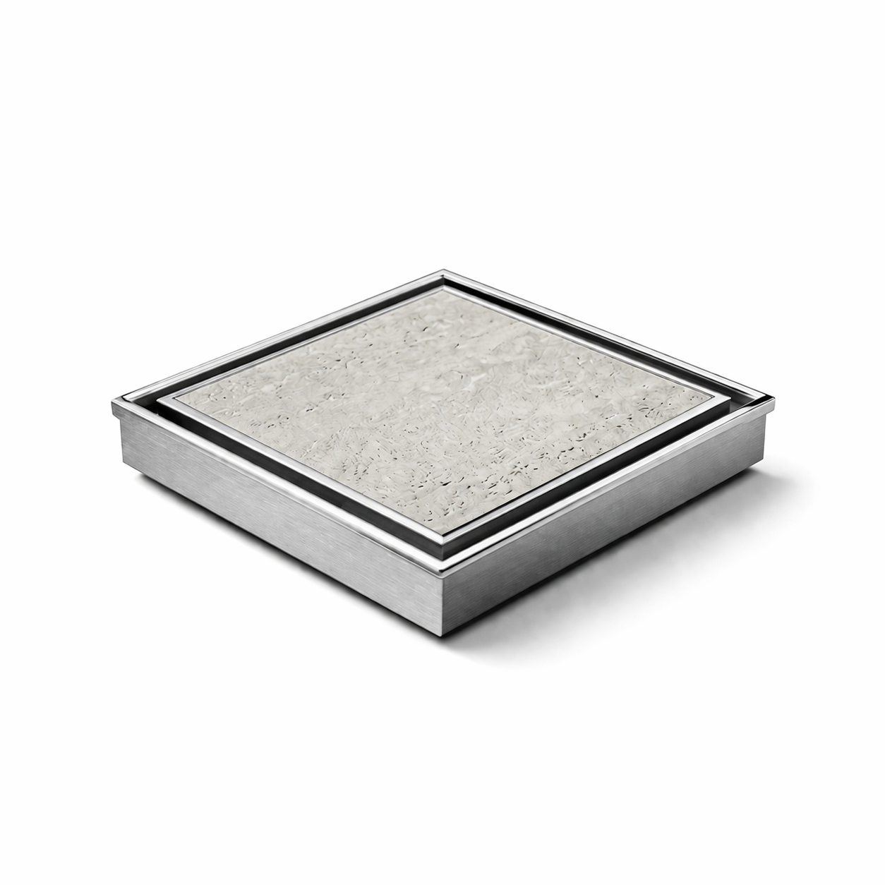 Neston Square Tile Insert Grate Stainless Steel
