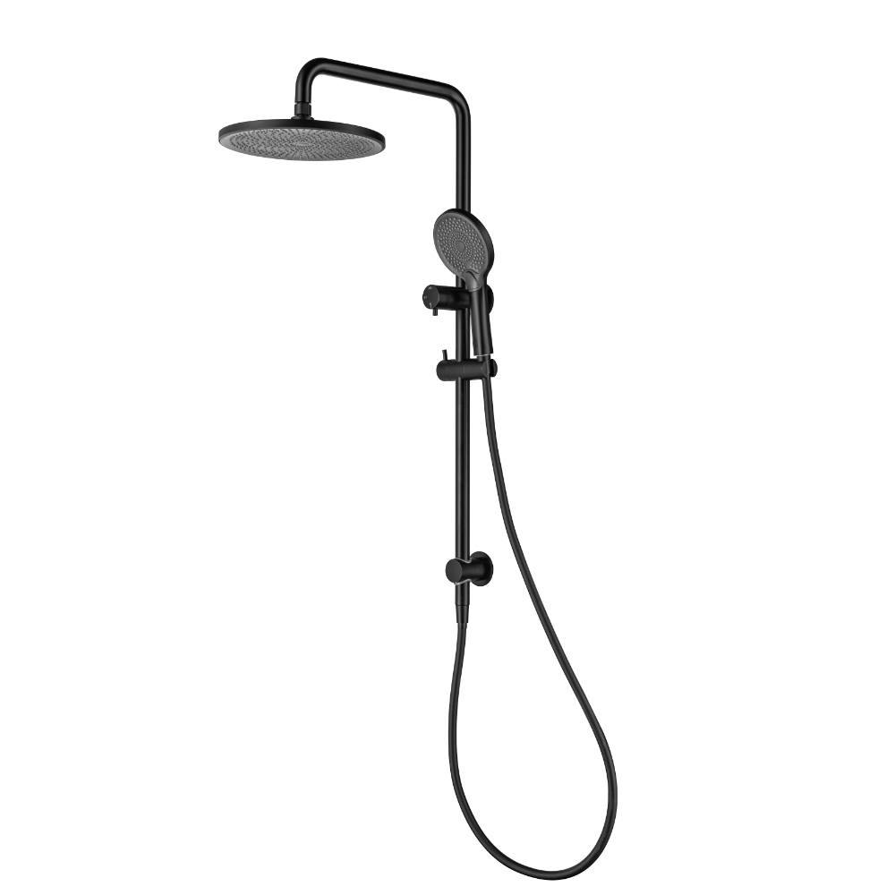 Lucito Twin Shower On Rail ABS 250mm Overhead Black.png
