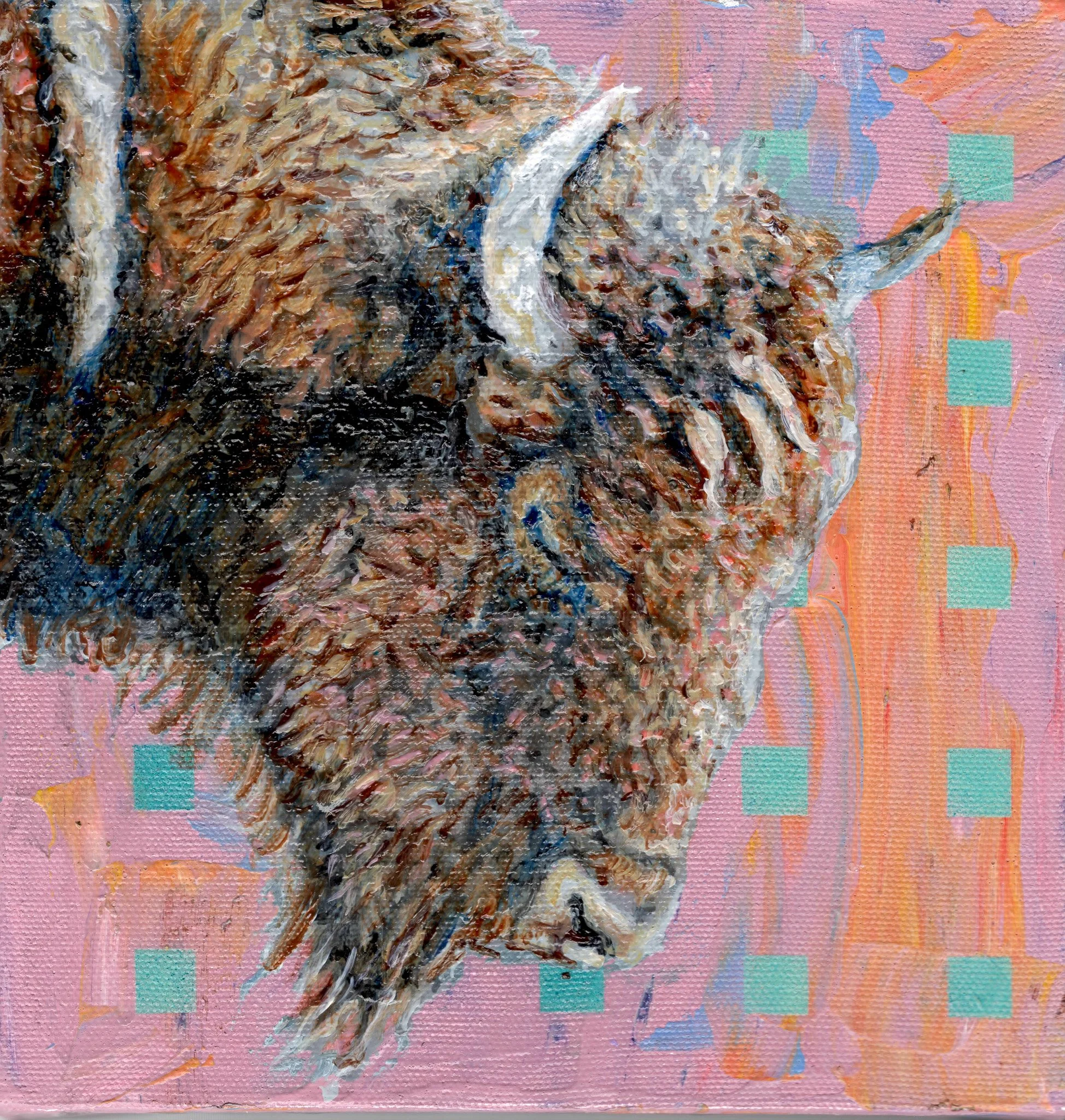 Bison Gathering her Strength, Brian Longfield
