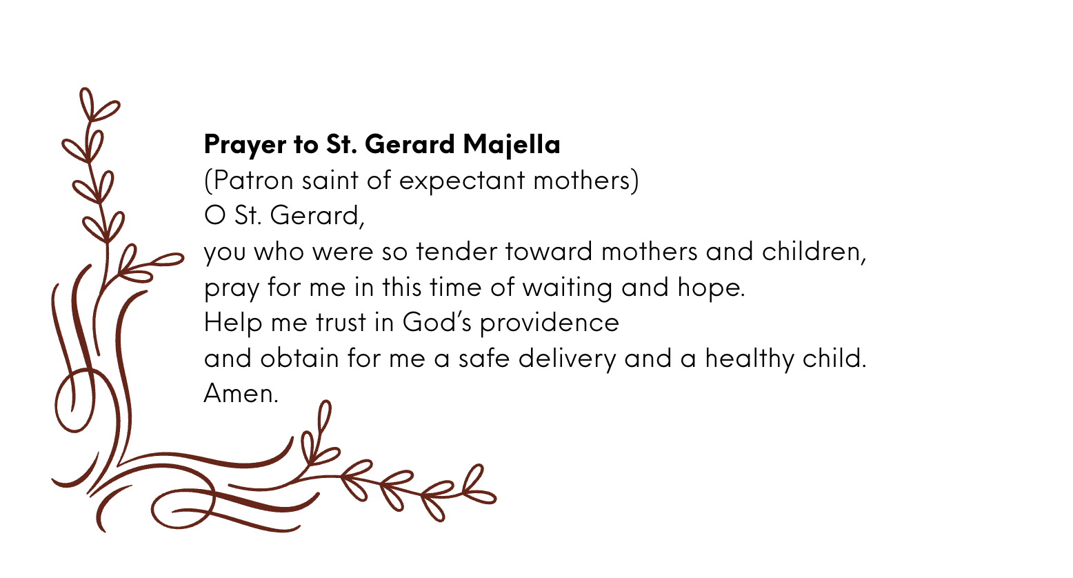 Prayer to St. Gerard Majella