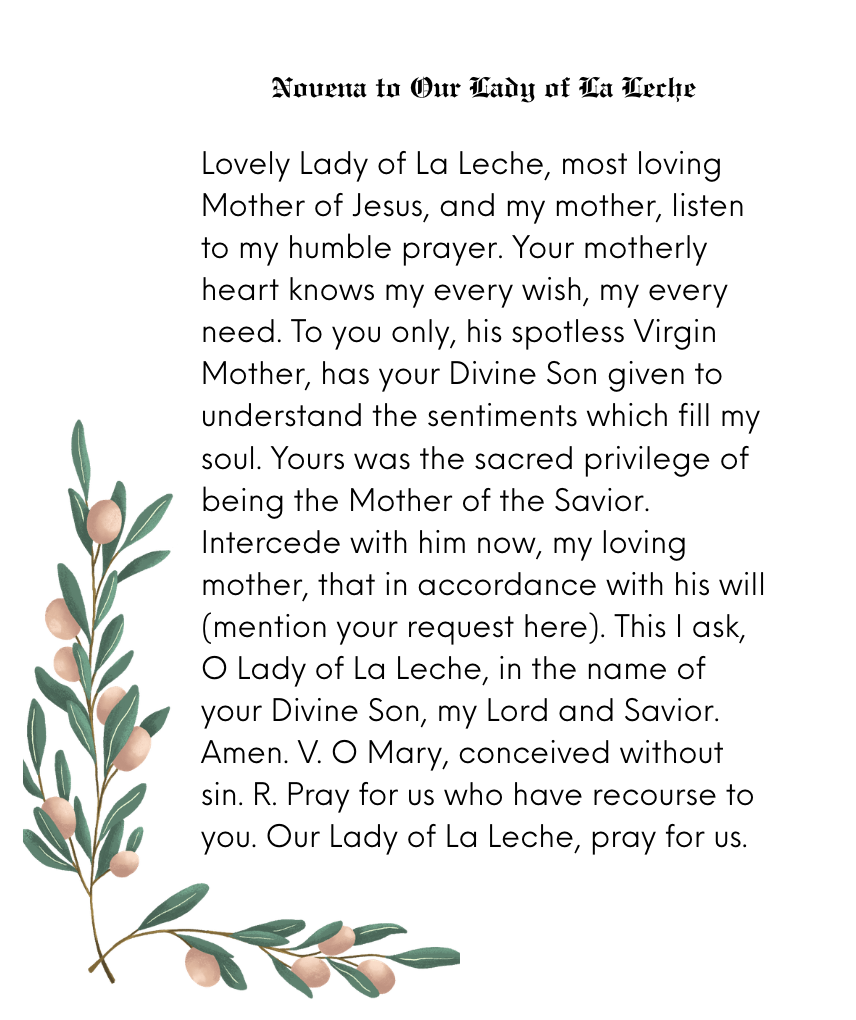 Novena to Our Lady of La Leche