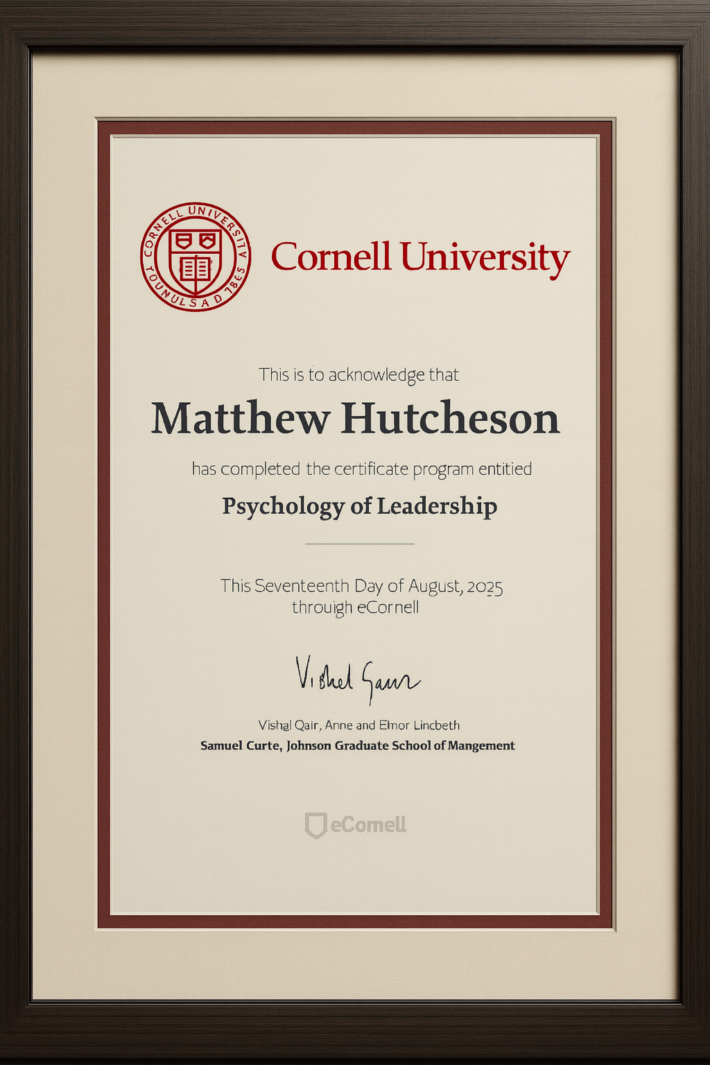PhD Candidate - Psychology of Leadership - 2025