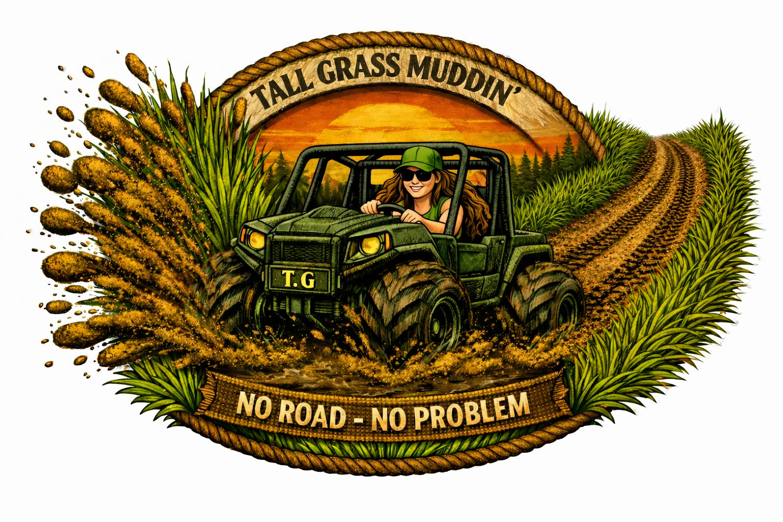 TALL GRASS MUDDIN' GALS EDITION T-SHIRT