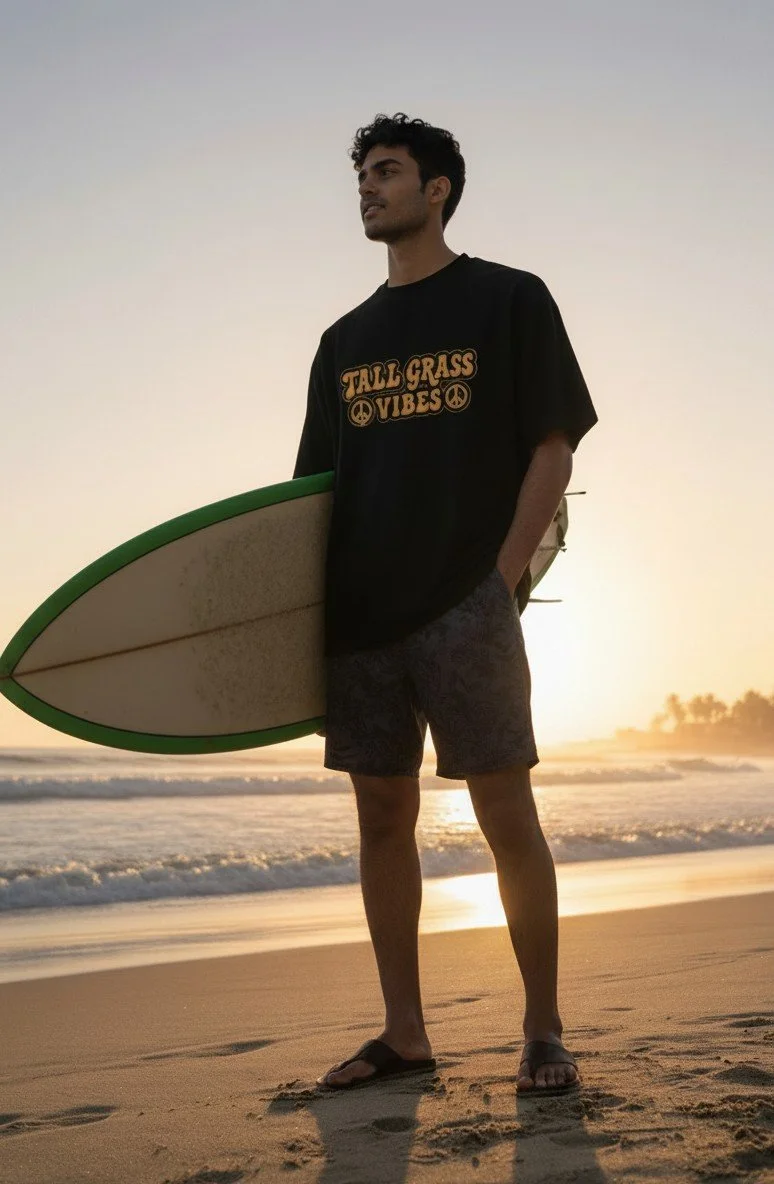 TALL GRASS "VIBES" Tee shirt