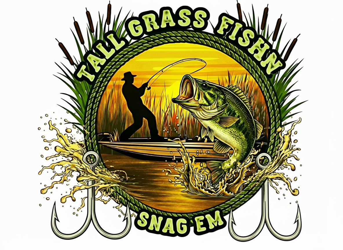 TALL GRASS "SNAG EM" EDITION FISHIN' TEE SHIRT