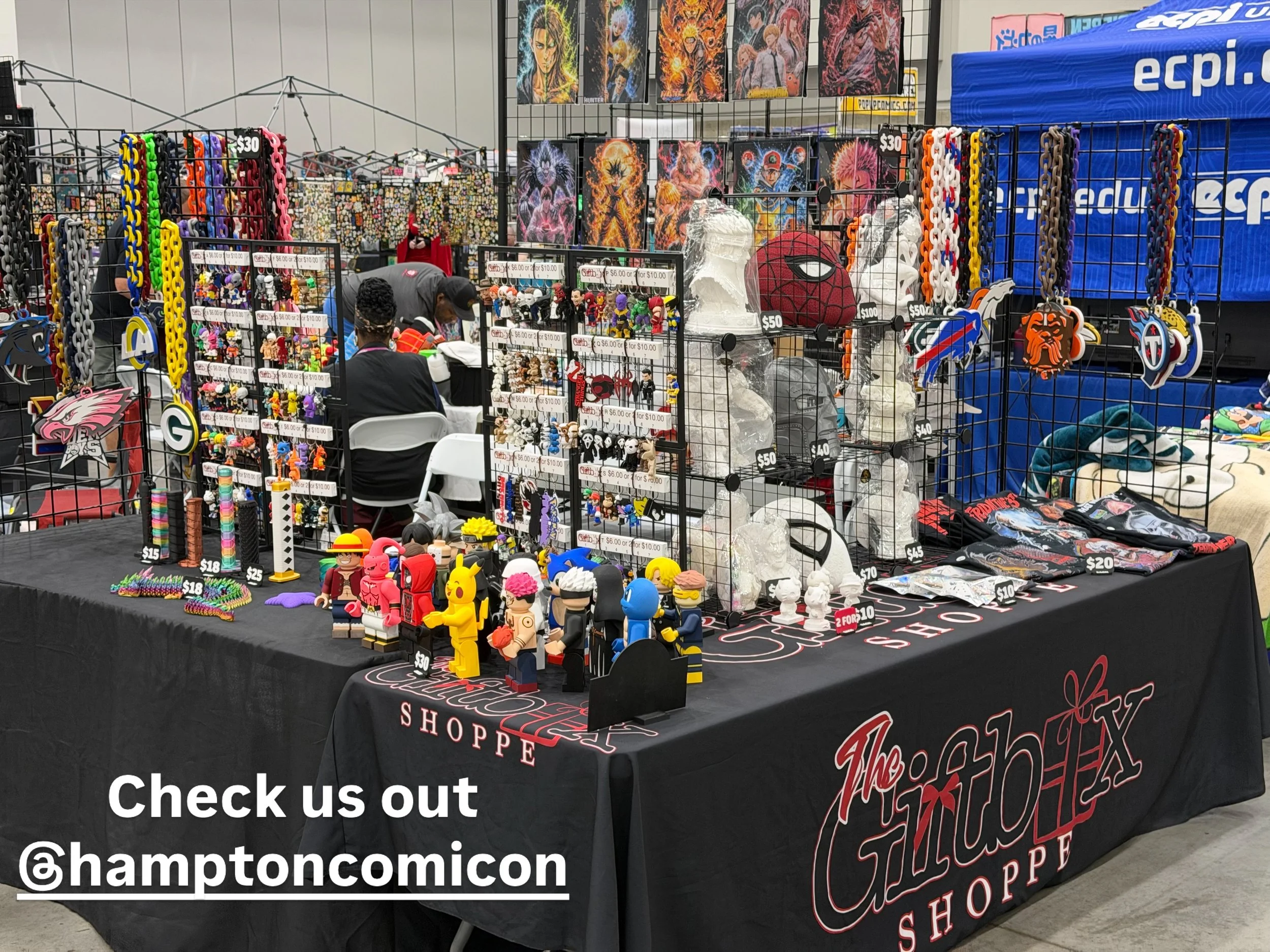 #comicon #giftboxshoppe #convention 3Dprinting