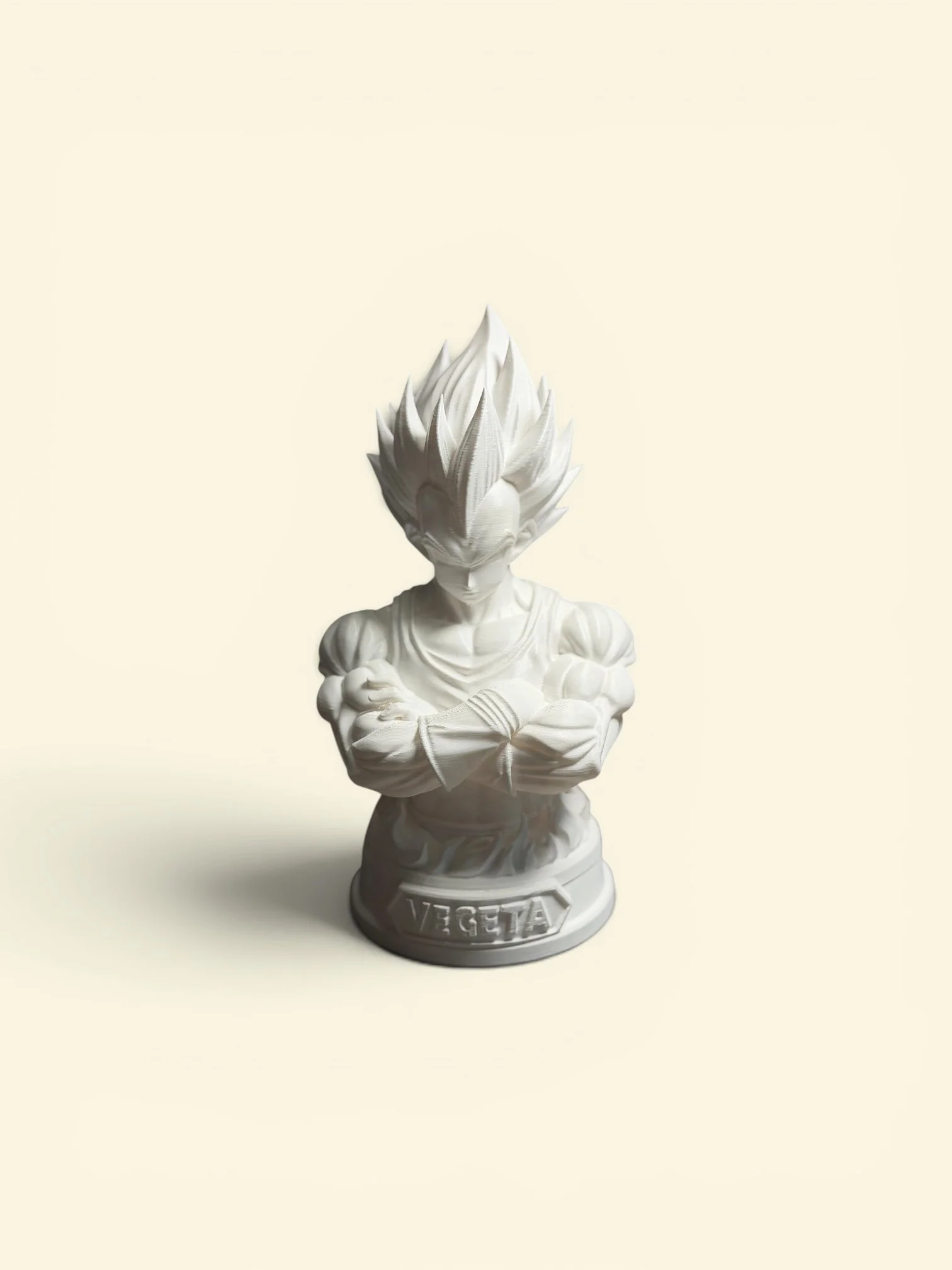Vegeta Paintable Bust with Paint Kit