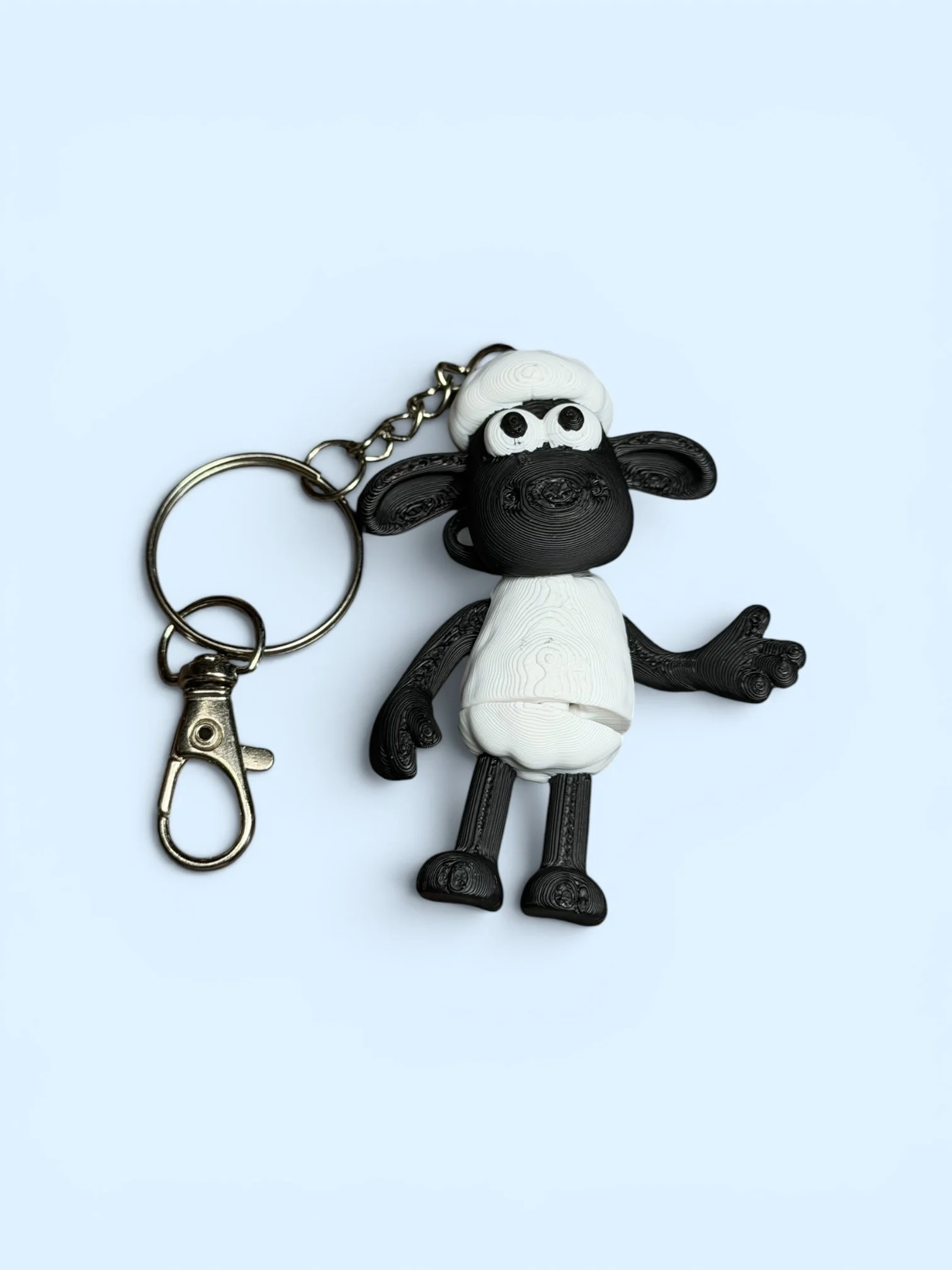 Shaun the Sheep Character Flexi Keychain