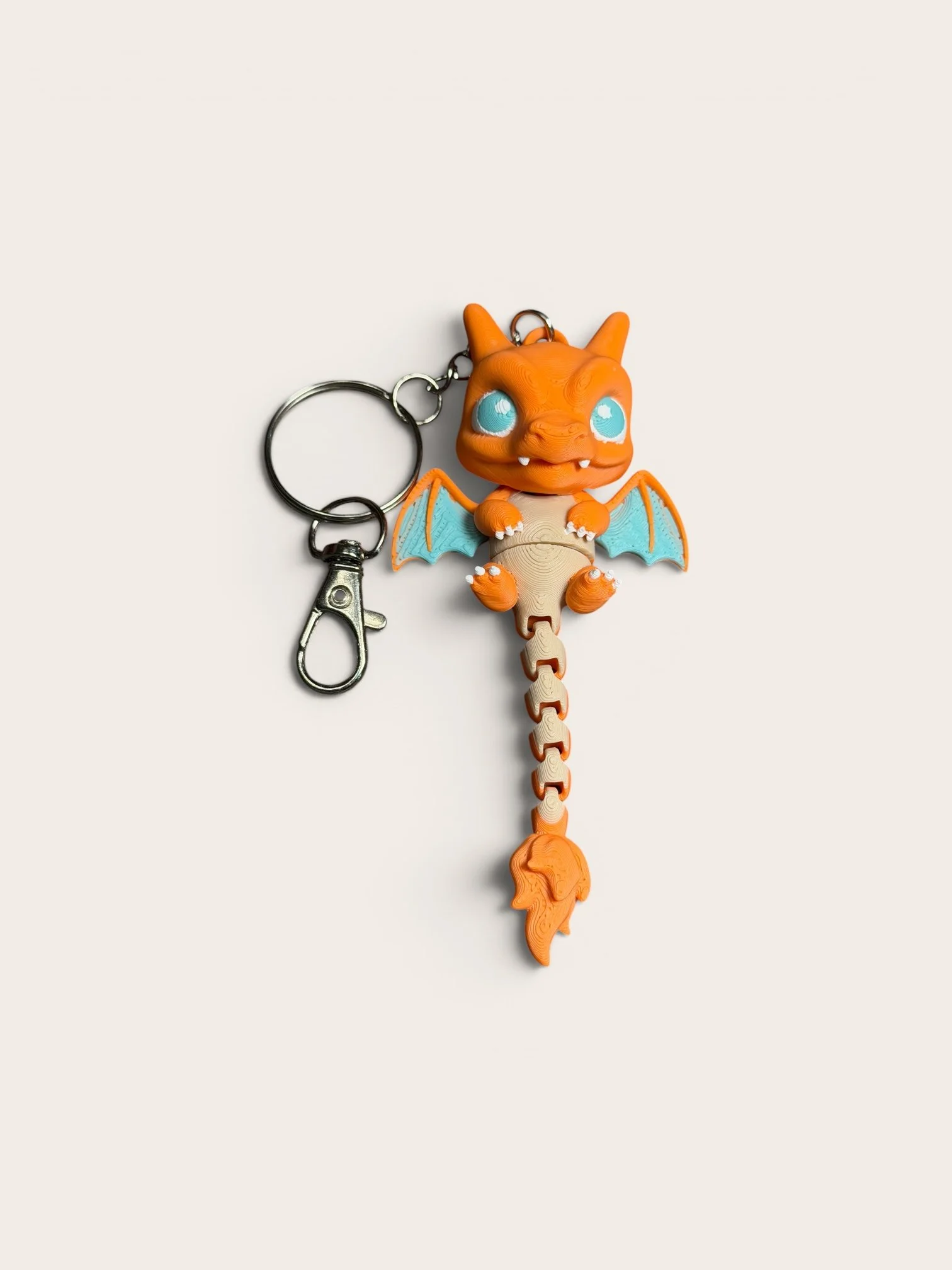 Charizard Dragon Keychain