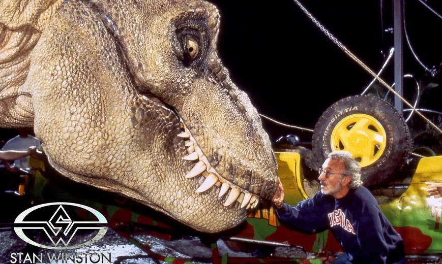The T-Rex animatronic from Steven Spielberg's Jurassic Park (taken from stanwinstonschool.com)