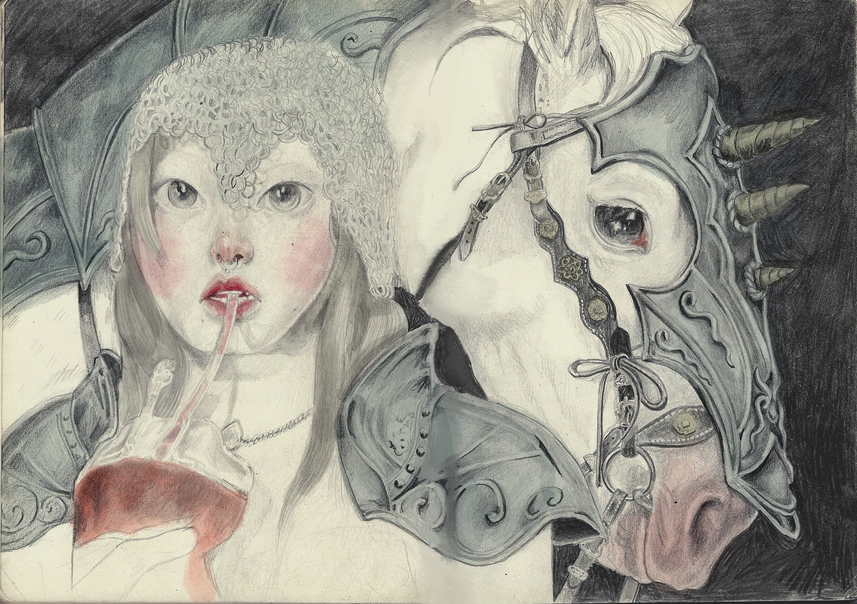 Ilustración mixta,
2025