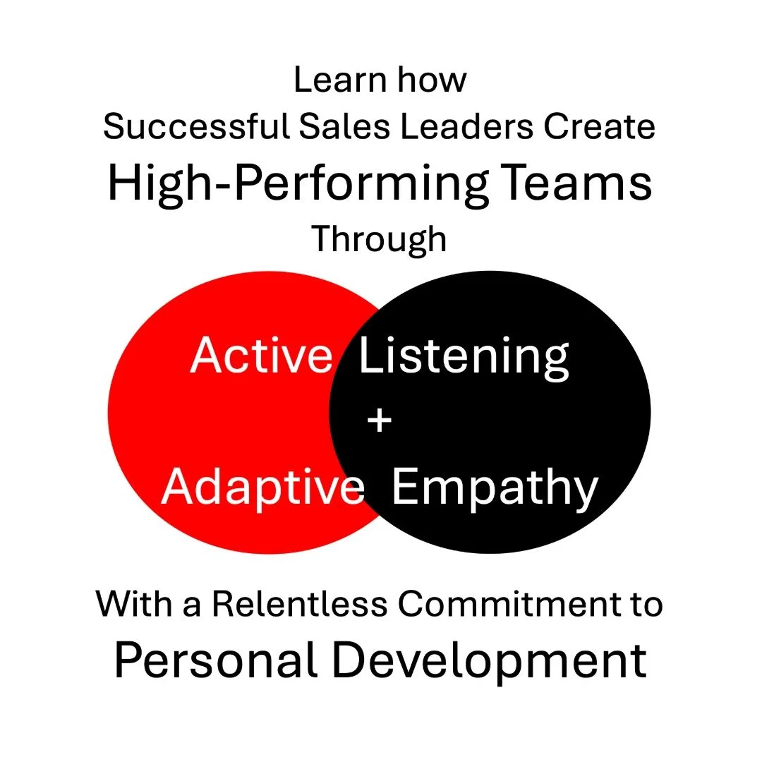 #activelistening #adaptiveempathy #empathymatters #sellsmarter #sellsmartermurray #salesleader #personaldevelopment